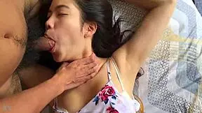 Asian teen 18+ couple blowjob