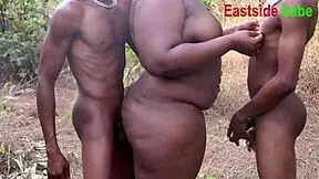 Once, she felt double pressure and begged for blowjob before hardcore