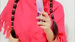 Playful Blue Masturbates and Squirts Uncensored