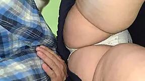 strangers dick penetrates panties underskirt in japanese subway train