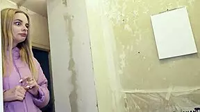 German scout picks up big saggy tits nurse for casting fuck