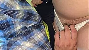 strangers dick penetrates panties underskirt in japanese subway train