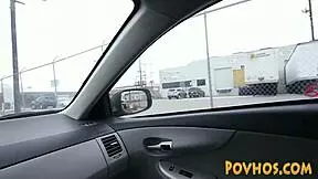 Watch this teen's pussy get plowed POV after a slutty blowjob?