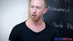 Small Teen TITS Spermed In THREESOME