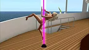 kassie shows camel toes at club home of porno stars!