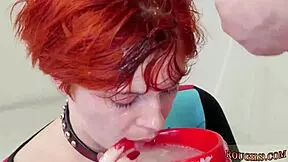 does this russian teen crave bdsm anal pain and cum?