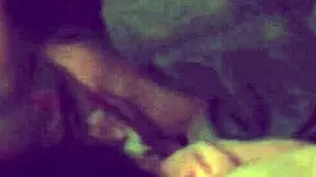 Sneaking into the young wife's room for passionate night sex