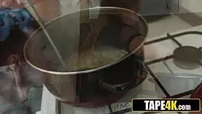 Dirty old man pays to pound sons tight girlfriend