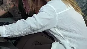 busty blonde cheats with stepdad on cuckold boyfriend