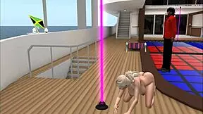 kassie shows camel toes at club home of porno stars!