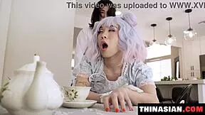 asian teen flaunting her best assets in thinasian hardcore