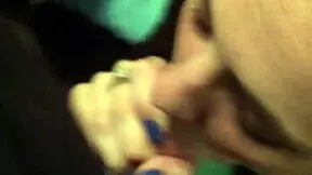 Tipsy Girlfriend Gives Deepthroat Blowjob