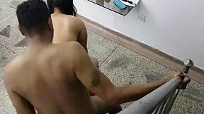 While sexting boyfriend, stepbrother FUCKS my ASS