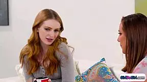 Petite Latina Strapon Fucks New Neighbor