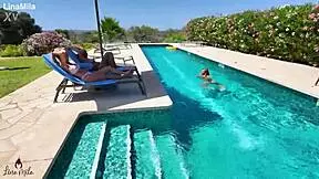 Dirty Tina's World Premiere FFF Lesbian Tribbing Facesitting Outdoor Threesome