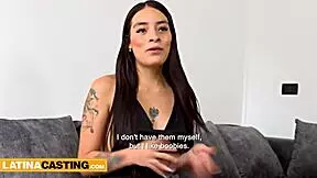 Watch this amateur Latina webcam model audition for pornstar role