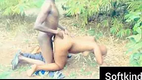 My stepsister took me to bush just to fuck my long dick