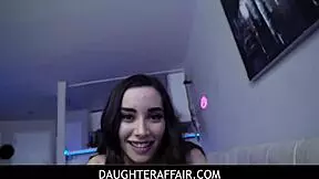 Oh, watch Aria Lee get fucked by her stepdad on the couch!