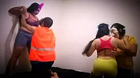 Halloween Party Ends In Orgy - Old Man Fucking With Teen 18+ Women Until They Leave The Milk In Their Pussies And They Exchange Women Real Amateur Homemade Sex