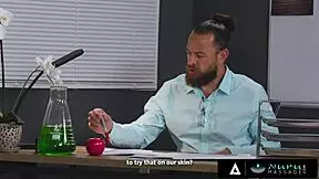 horny student freya parker finally nuts her teacher in a nuru massage