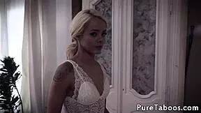 taboo petite teen fucked in erotic threesome