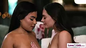 Petite Stepsister Takes Charge And Demands A Striptease