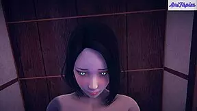 Can this ninja girl complete her secret sex mission in 3D hentai?