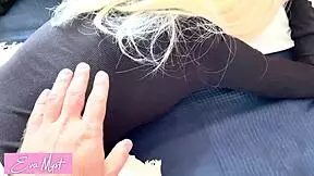 Masturbating on Roommate While She Rests After Party Then Fuck and Cum on Her Ass - Eva Myst