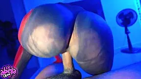 Hot spiderwoman fucks her fan and rides him until he cums, so sexy.