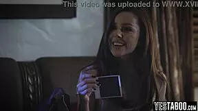 Naughty Latina stepdaughter fucks big dick mature stepdad!