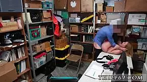 police officer stops teen 18+ager on traffic, witnesses her hardcore attempt