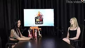 This wild interview with Vivan Lola and Vitória Beatriz in Porn Cast Brazil is full of hot stuff part 1 on sheer red