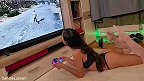 Hot Gaming With Anal Toys And Masturbation.