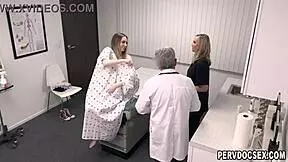 Ailee anne seeks medical advice for under-developed breasts examination by doctor jay crew and nurse lilly james