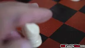 Big tits asian teen stepsis in threesome sex 😏