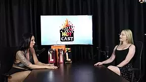 This wild interview with Vivan Lola and Vitória Beatriz in Porn Cast Brazil is full of hot stuff part 1 on sheer red