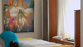 rubateen european teen bretta with hairy pussy fucks masseur