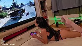Hot Gaming With Anal Toys And Masturbation.
