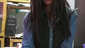 Daddy Boss Feels Ecstasy From Fantastic Black Slut's Intense Blowjob Close-Up