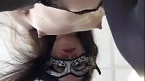 Pov joi with russian brunette exposing pussy for tongue, dirty talk, blowjob, dildo, facesitting