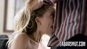 Pervy stepdad seduces step-daughter riley star into hardcore sex with blowjob and riding