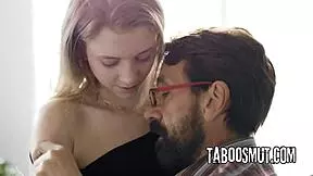 Pervy stepdad seduces step-daughter riley star into hardcore sex with blowjob and riding