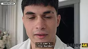 Daddy4k naughty caroline marian makes cock cum for ring