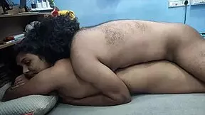 horny desi girl gives sloppy blowjob then boyfriend licks her ass deep