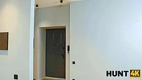 hunt4k blonde girlfriend fucks for cash, boyfriend profits