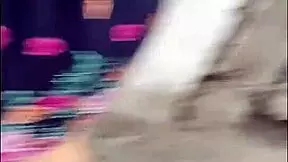 Street Whore Flashes Upskirt Teasingly