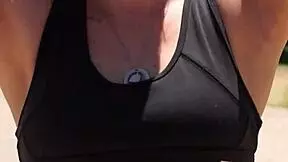 Sadira hotwife walks on the beach with cum on her face - check the full scene on red rapidihas erotikaxxx