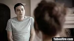 Vile Step-Sons, Take Care Of Your Depressed Stepmom With Double Penetration