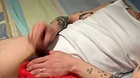 stepsister catches me with panties and finishes blowjob