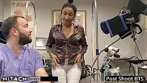 nurse miss mars gives patient hitachi sessions